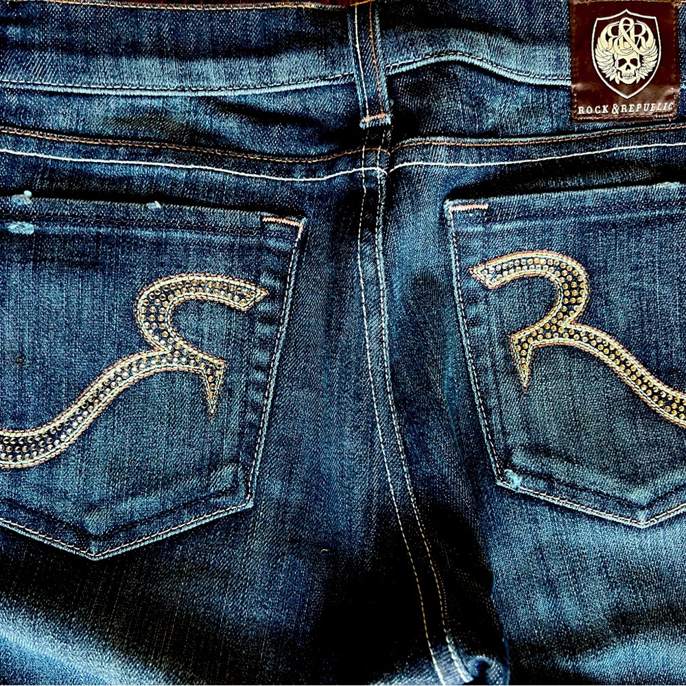 Rock & Republic Straight Leg Jeans Size 27
